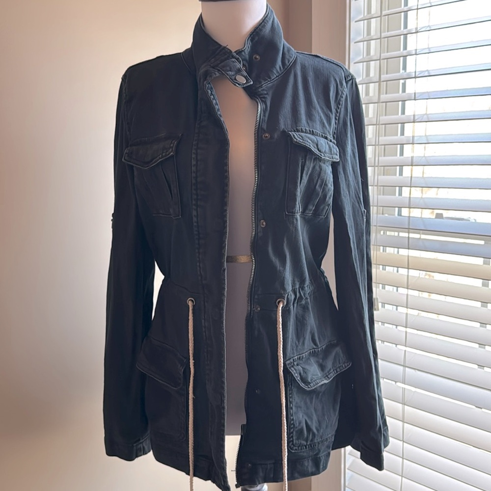 I Heart Ronson Drawcord Utility jacket - Size Small
